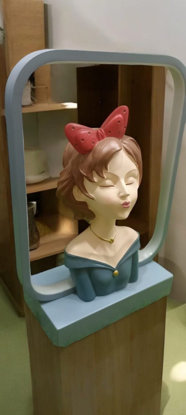 Decorative Girl Face Table Lamp | Ideal for Diwali, Anniversaries, Birthdays, and Home/Office Decor