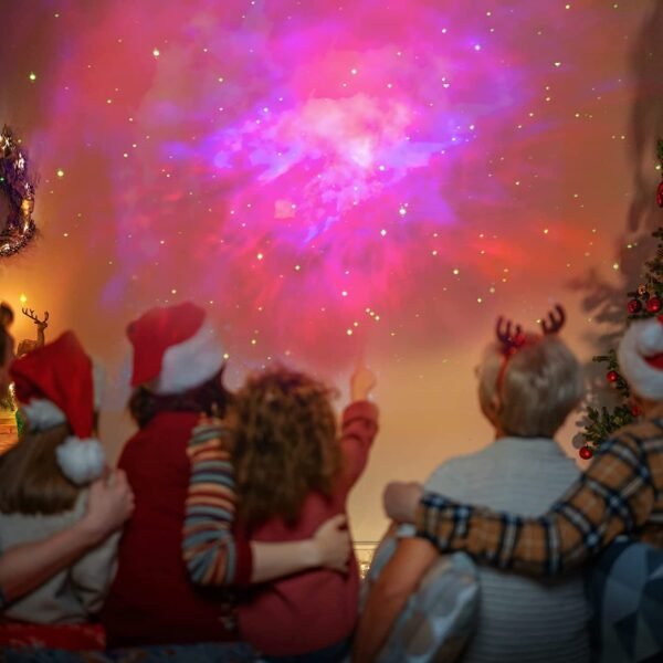 Astronaut Galaxy Projector Lamp with Remote – LED Starry Night Light